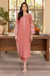 2 Piece - Lawn Full Embroidered Shirt And Trouser
