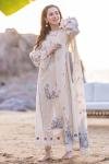 3 Piece - Lawn Embroidered Shirt With Embroidered Organza Dupatta