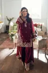 3 Piece - UNSTITCHED LAWN CHIKANKARI WITH DIGITAL PRINT VOIL DOBBY DUPATTA