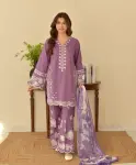 3 Piece - Lawn Full Embroidered Suit With Digital Printed Dupatta