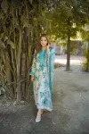 3 Piece - Lawn Digital Printed Suit With Chiffon Dupatta