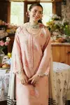 3 Piece - Unstitched Lawn Heavy Embroidered Shirt With Printed Poly Lawn Dupatta