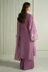 3 Piece - Unstitched Dhanak Stuff Full Embroidered Suit With Embroidered Dhanak Shawl
