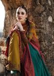 3 Piece - Unstitched Dhanak Stuff Heavy Embroidered Suit With Printed Wool Shawl