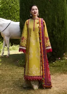 3 Piece - Unstitched Dhanak Stuff Full Embroidered Suit With Wool Shawl