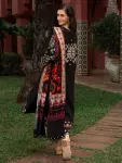 3 Piece - Unstitched Khaddar Stuff Digital Printed Suit With Printed Khaddar Shawl
