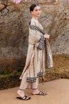 3 Piece - Unstitched Dhanak Stuff Full Embroidered Suit With Embroidered Dhanak Shawl