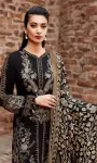3 Piece - Unstitched Dhanak Stuff Full Embroidered Suit With Wool Shawl