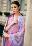 3 Piece - Lawn Embroidered Shirt With Printed Poly Lawn Dupatta