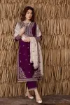 3 Piece - Lawn Embroidered Shirt With Digital Print Voil Dobby Dupatta