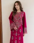 2 Piece - Lawn Full Embroidered Shirt And Trouser